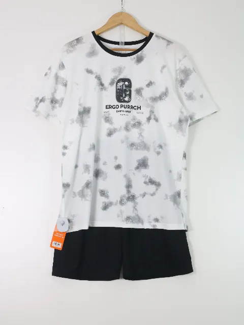 Bộ quần áo nam 358-15 ghi size 2XL . AL22