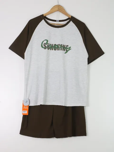 Bộ quần áo nam 581-27 be size XL . AL22