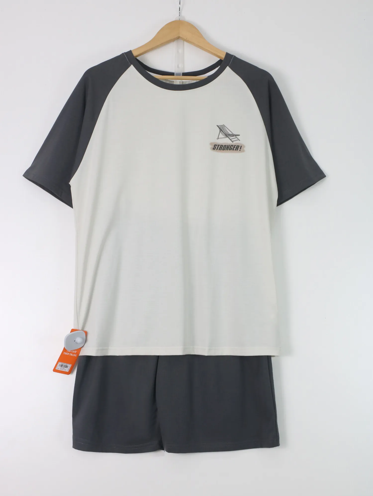 Bộ quần áo nam 581-28 ghi size 2XL . AL22