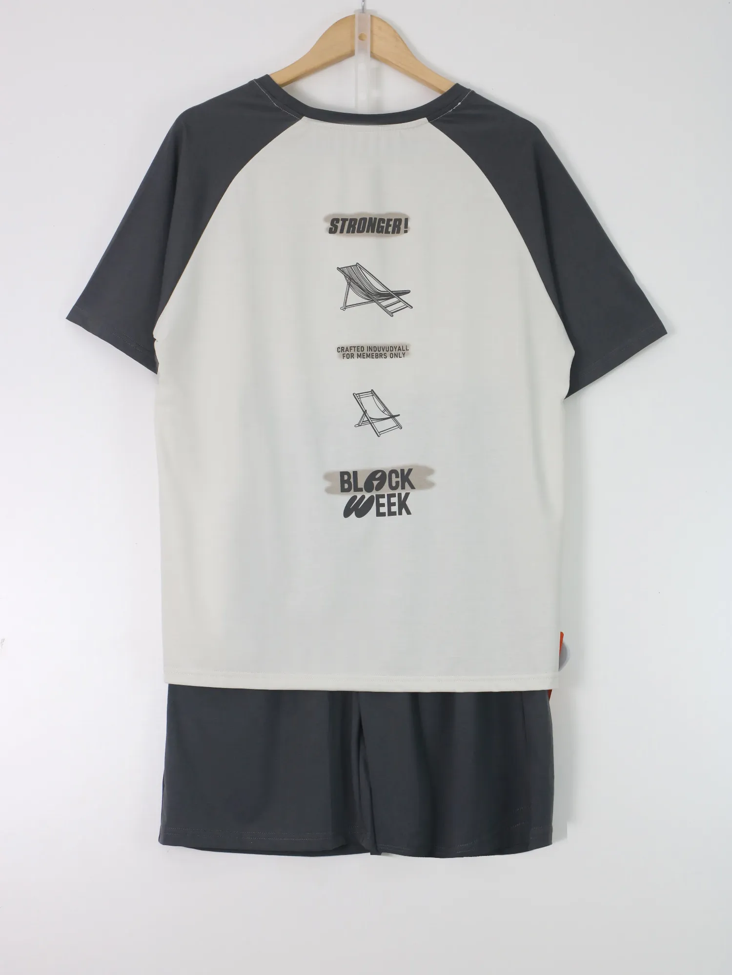 Bộ quần áo nam 581-28 ghi size 2XL . AL22