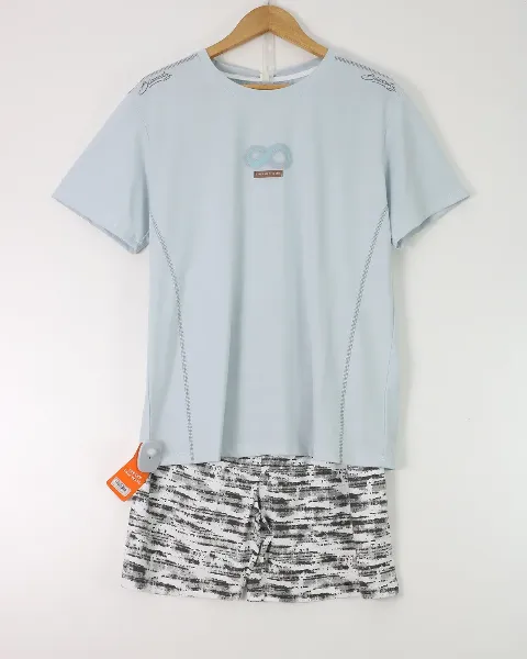 Bộ quần áo nam 358-9 ghi size XL . AL22