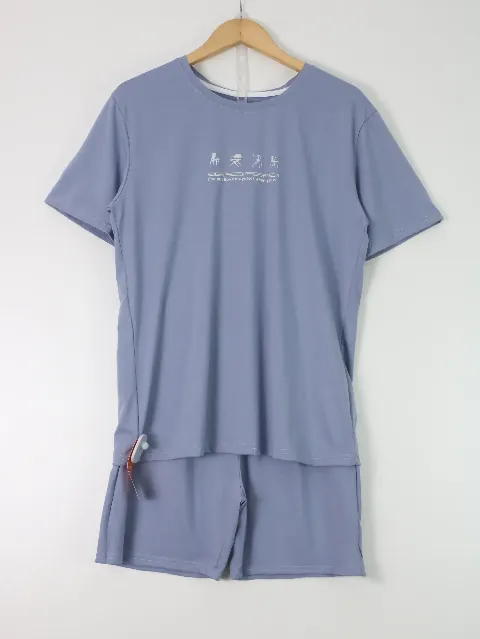 Bộ quần áo nam 358-17 xanh size 2XL . AL22