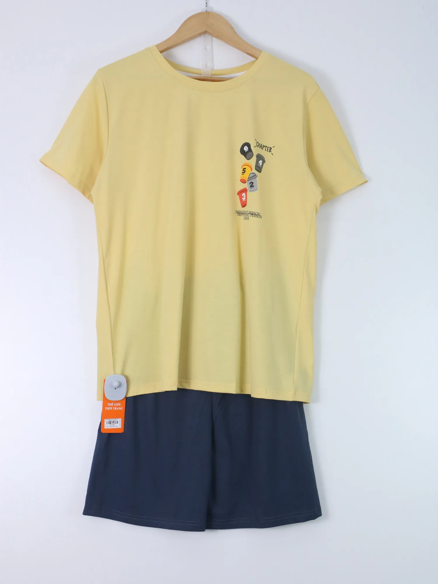 Bộ quần áo nam 581-8 be size 2XL . AL22