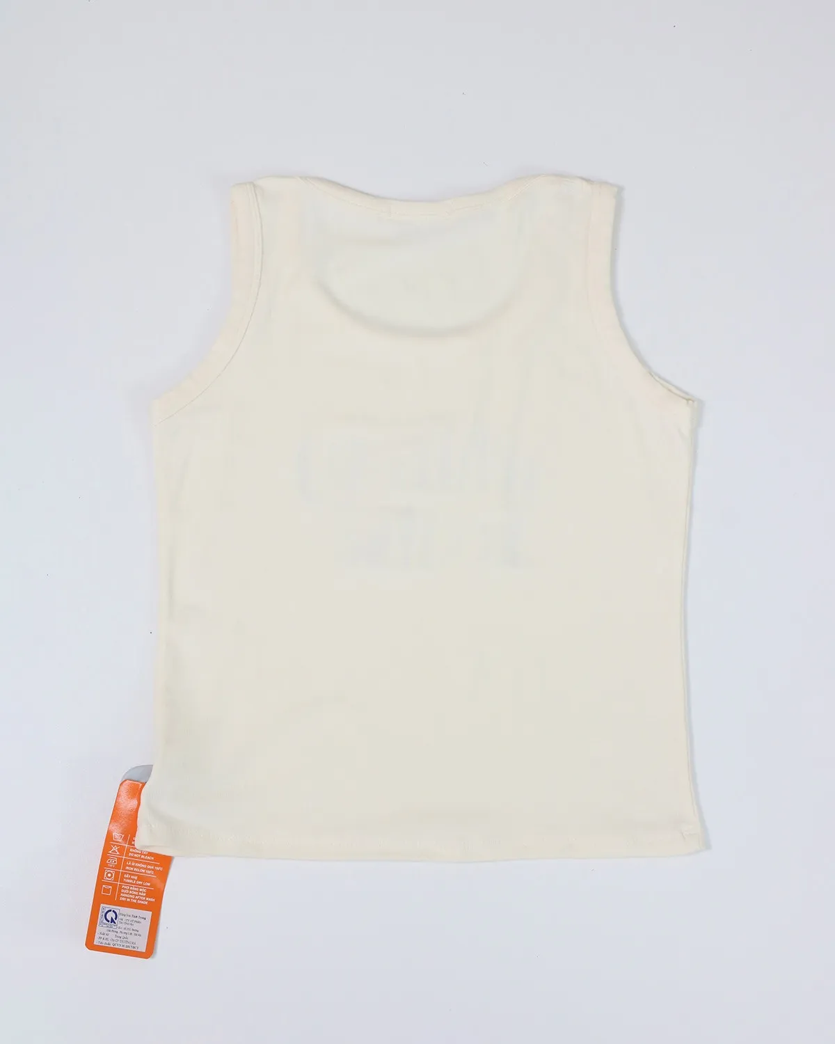 Áo phông sát nách nữ zip in Whitney trắng H.Thắng
