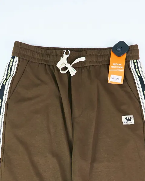 SVN Quần nỉ  106 nâu size 33 .  N15