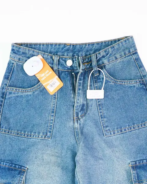 Quần dài bò jeans túi hộp nữ sinh viên teen N149418