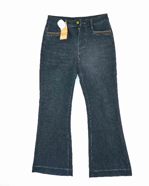 Quần dài Jean nữ loe đại 8282.02 Tràm XL  AS28