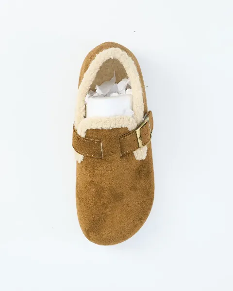 Gìày nữ lót lông A02 Camel N12 size40