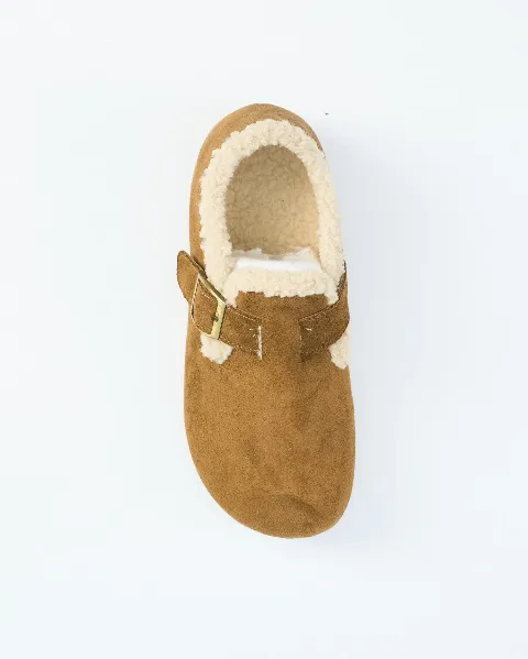 Gìày nữ lót lông A02 Camel N12 size40