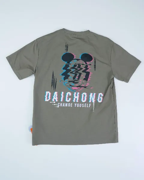 Áo phông nam cộc tay cổ tròn cotton mịn sinh viên O159425