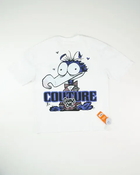 Áo phông cổ tròn nam 6629 trắng size 3XL . QC24S