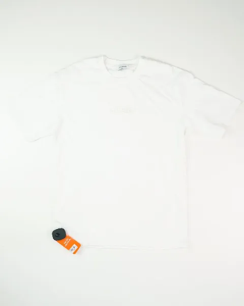 Áo phông cổ tròn nam 88877 trắng size 2XL. QC302