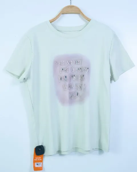 Áo phông form lỡ cotton hai chiều nữ sinh viên P265901
