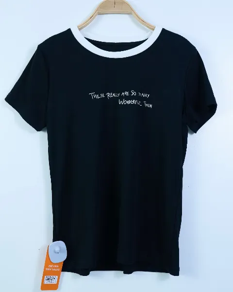Áo phông form ôm zip nữ sinh viên teen P266322