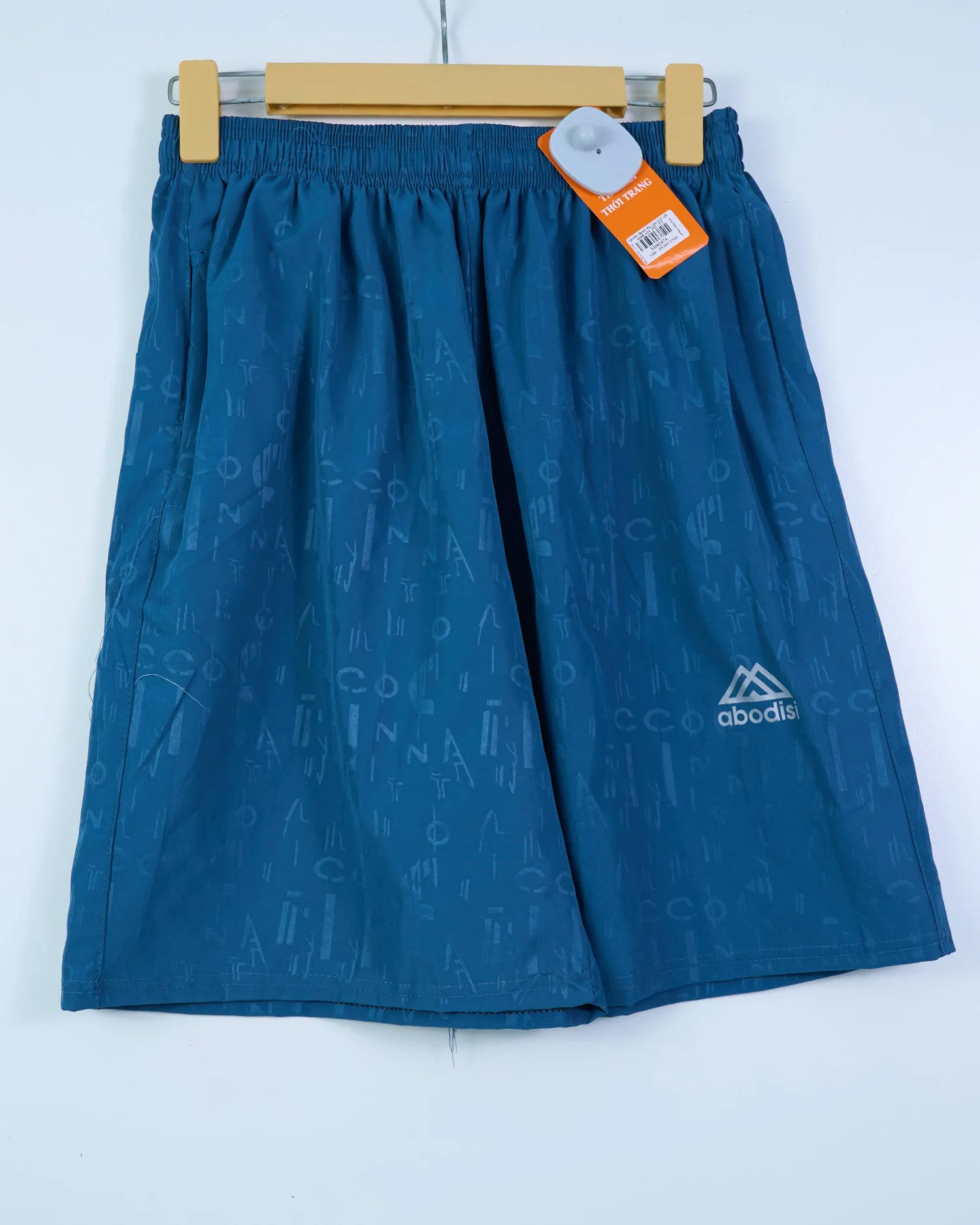 Quần short dù vân 111 AB xanh size 2XL. TT