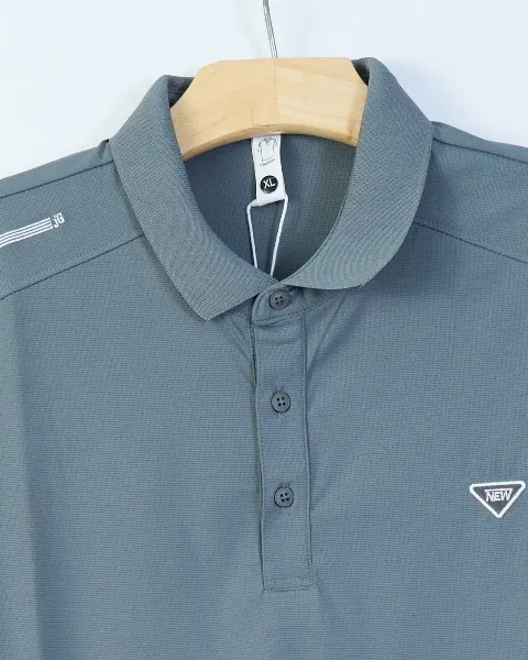 Áo phông cổ bẻ 3085 ghi tối  size 2XL. CV
