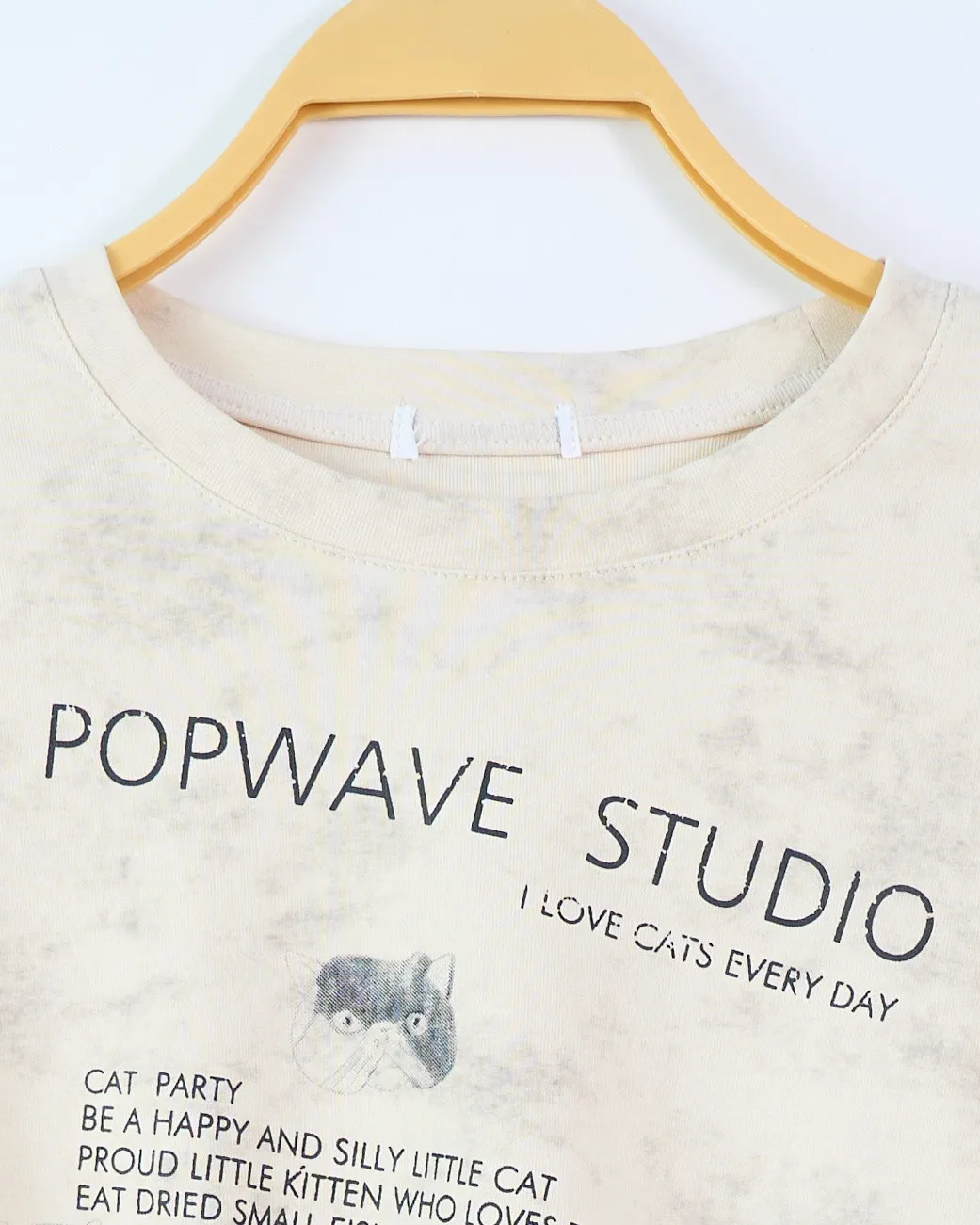 Áo phông nữ cổ tròn crop 872 popway hồng SIEU03