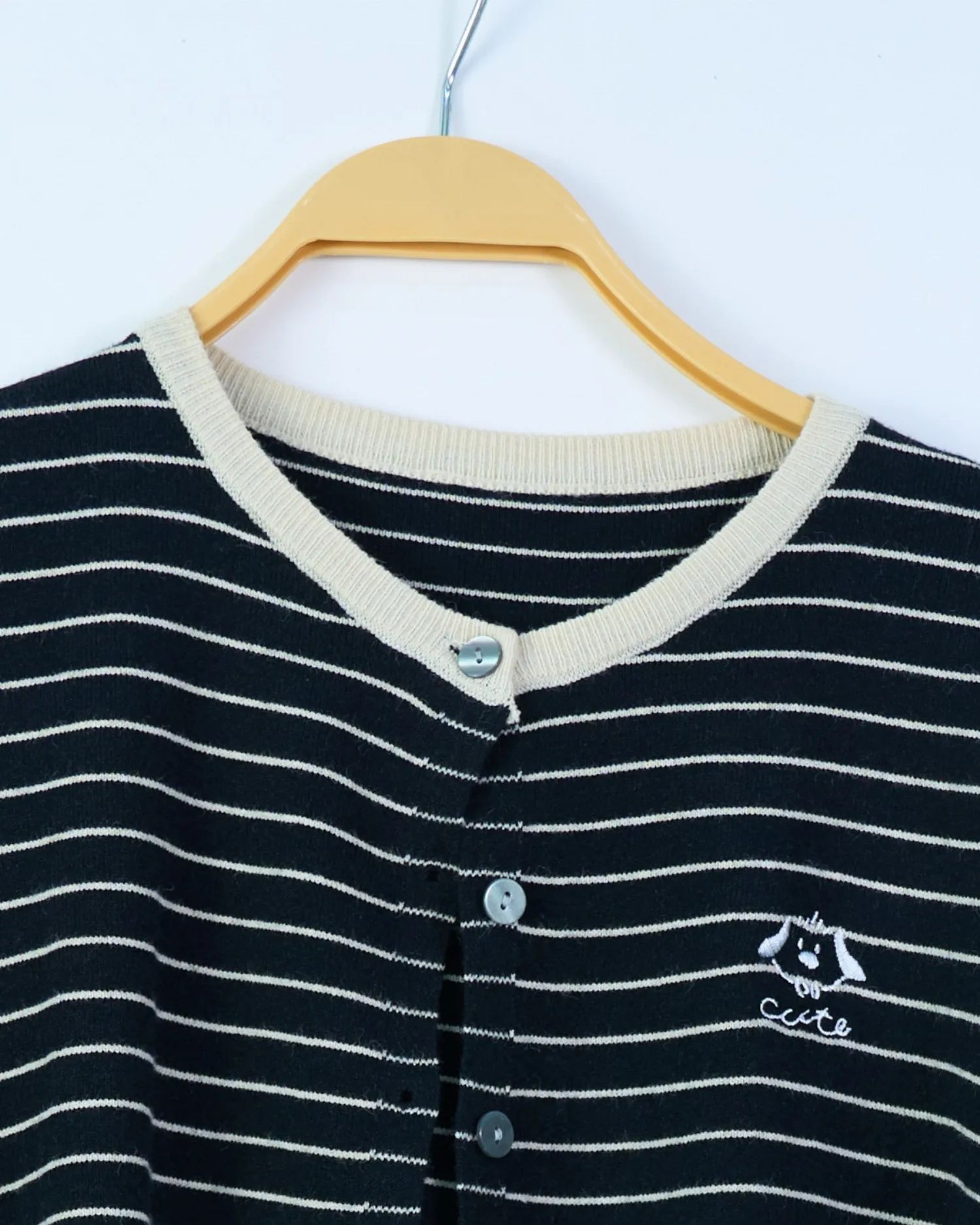 Áo len mongtoghi cổ tròn 2521 xanh than Đ1QC16