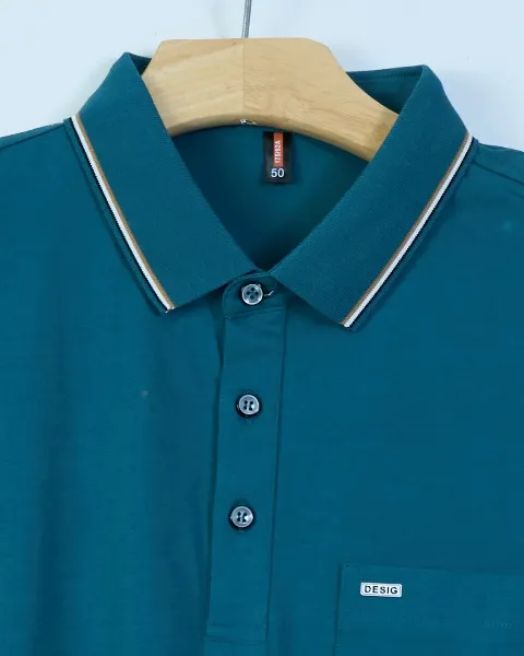 Áo phông nam cộc tay cổ bẻ cotton cao cấp O158525
