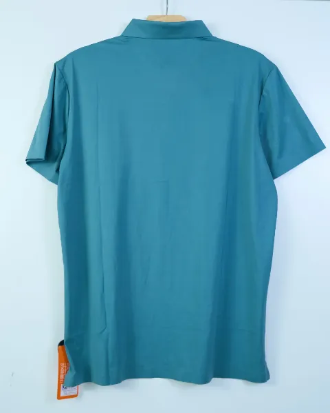 Áo phông cổ bẻ nam A05 xanh nhạt size 50 . QC06S