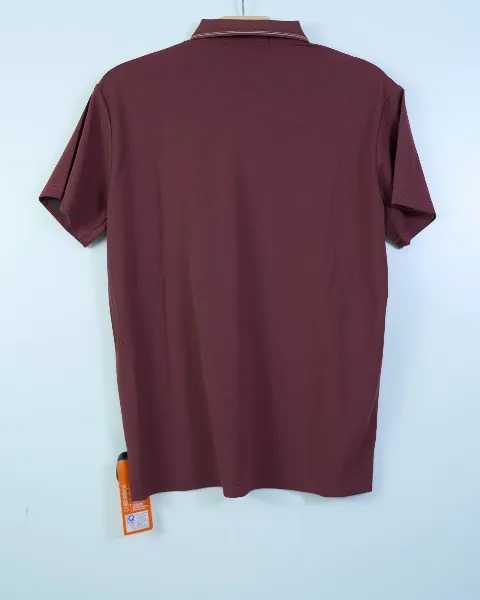 Áo phông cổ bẻ nam 6624 xanh nhạt  size 52 . QC06S