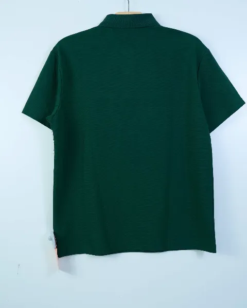 Áo phông cổ bẻ nam 66679 trắng size L. QC302