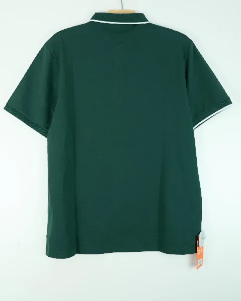 Áo phông cổ bẻ 9168 ghi size 2XL . AL11