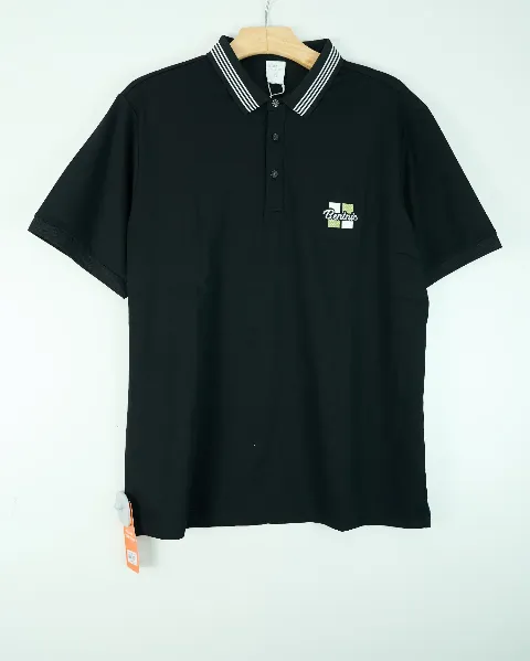 Áo phông cổ bẻ 9206 đen size 3XL . AL11
