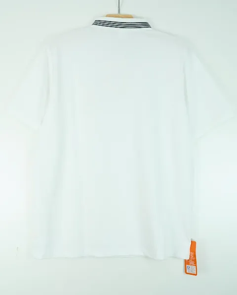 Áo phông cổ bẻ 9206 trắng size 3XL . AL11