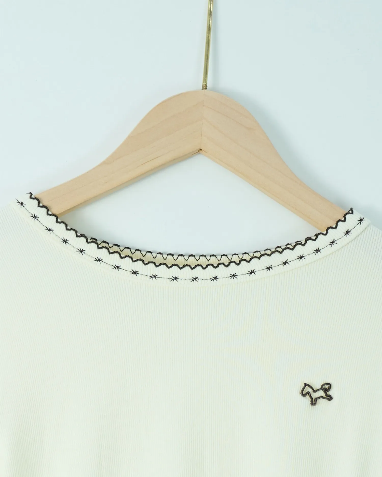 Áo phông nữ cổ tròn ôm cotton 8886 xanh H16.2026.1