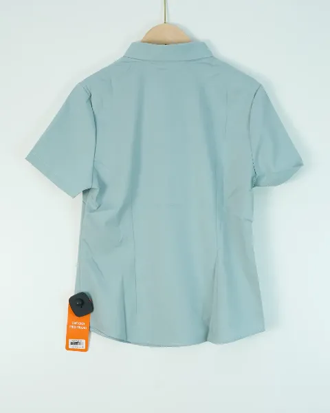 Áo sơ mi cộc tay nữ công sở 8192 xanh than XL H43.2026.1