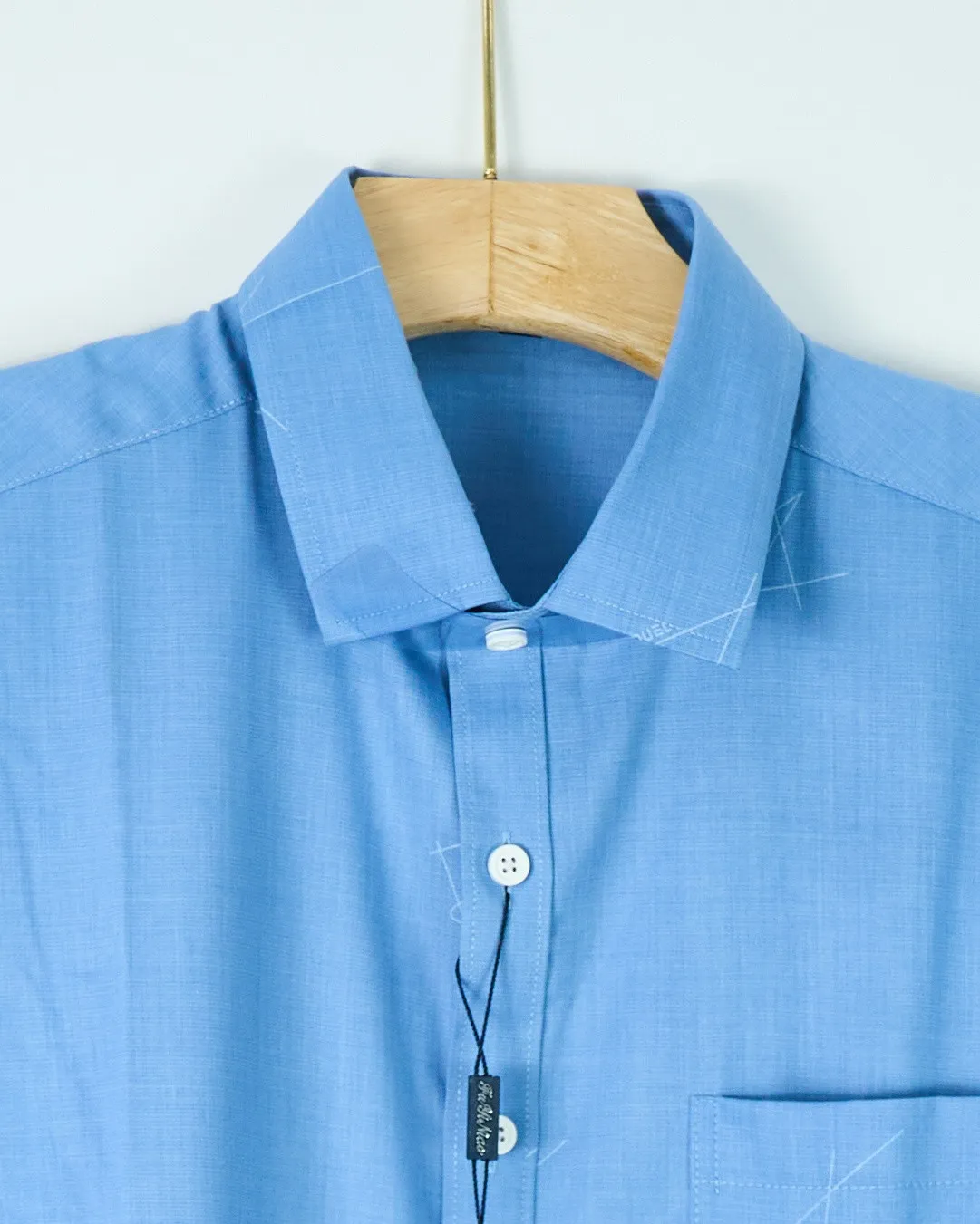 Áo sơ mi cộc 3506 xanh size L . AL19