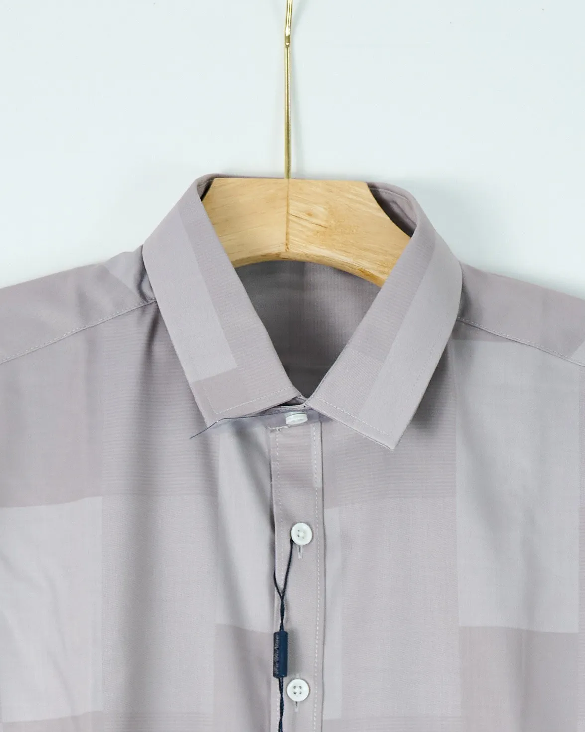 Áo sơ mi cộc 3509-1 nâu size XL . AL19