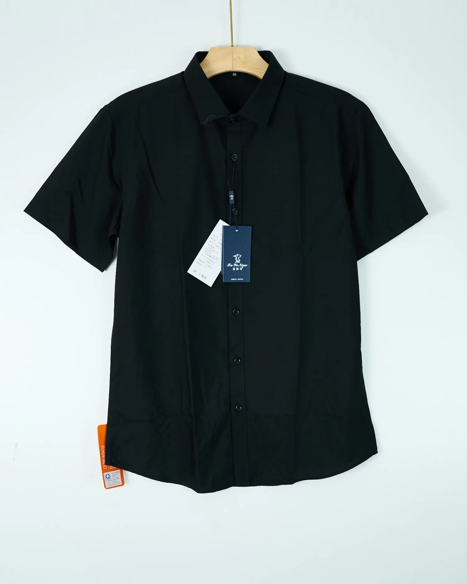 Áo sơ mi cộc 8898 than size L . AL19