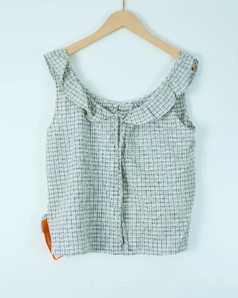 Áo kiểu nữ trễ vai 978-1 xanh H10.2026.1