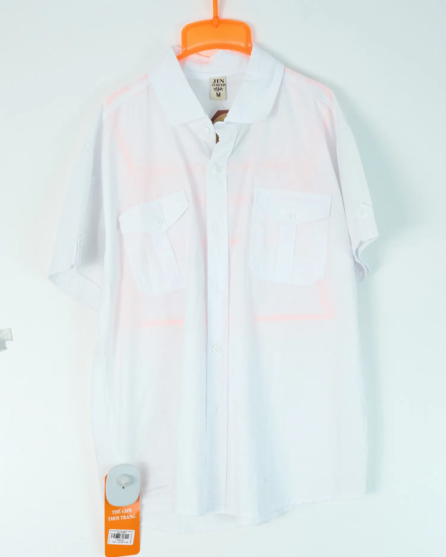 Áo sơ mi bé trai màu trắng 3 size M ĐH