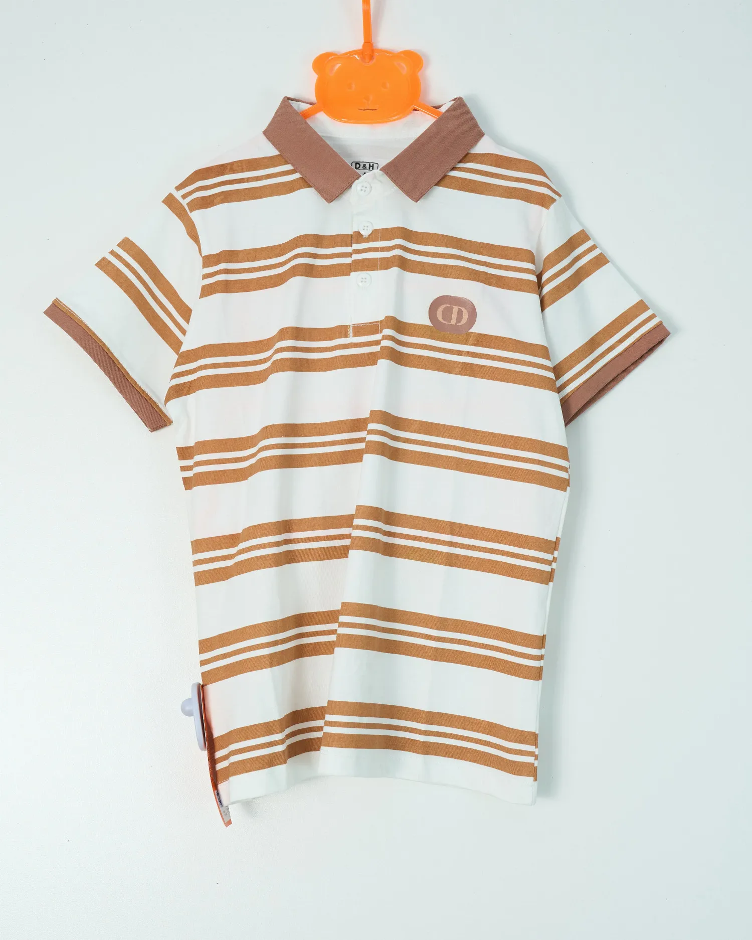 Áo cổ bẻ bé trai size 8 M1 ĐH