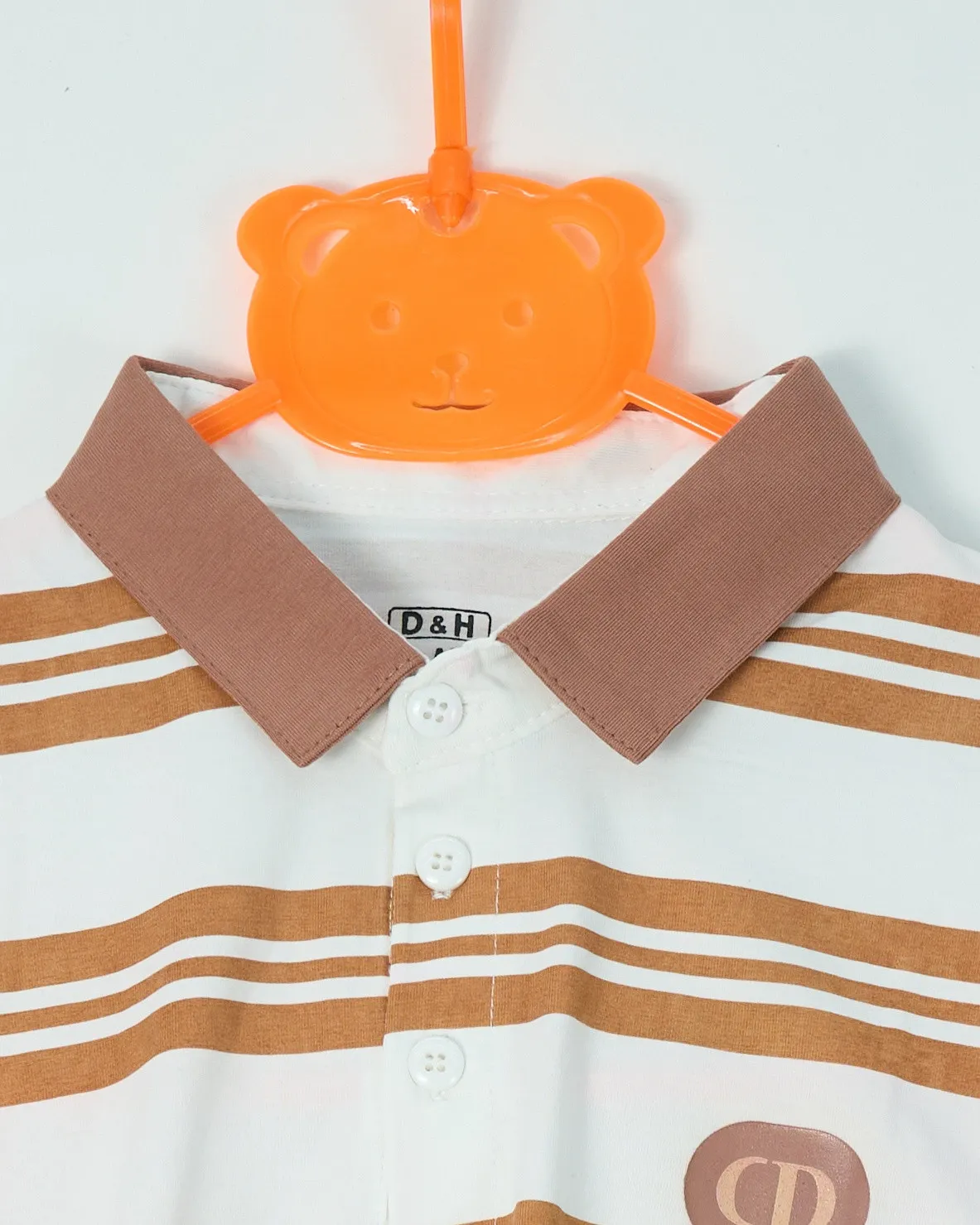 Áo cổ bẻ bé trai size 8 M1 ĐH
