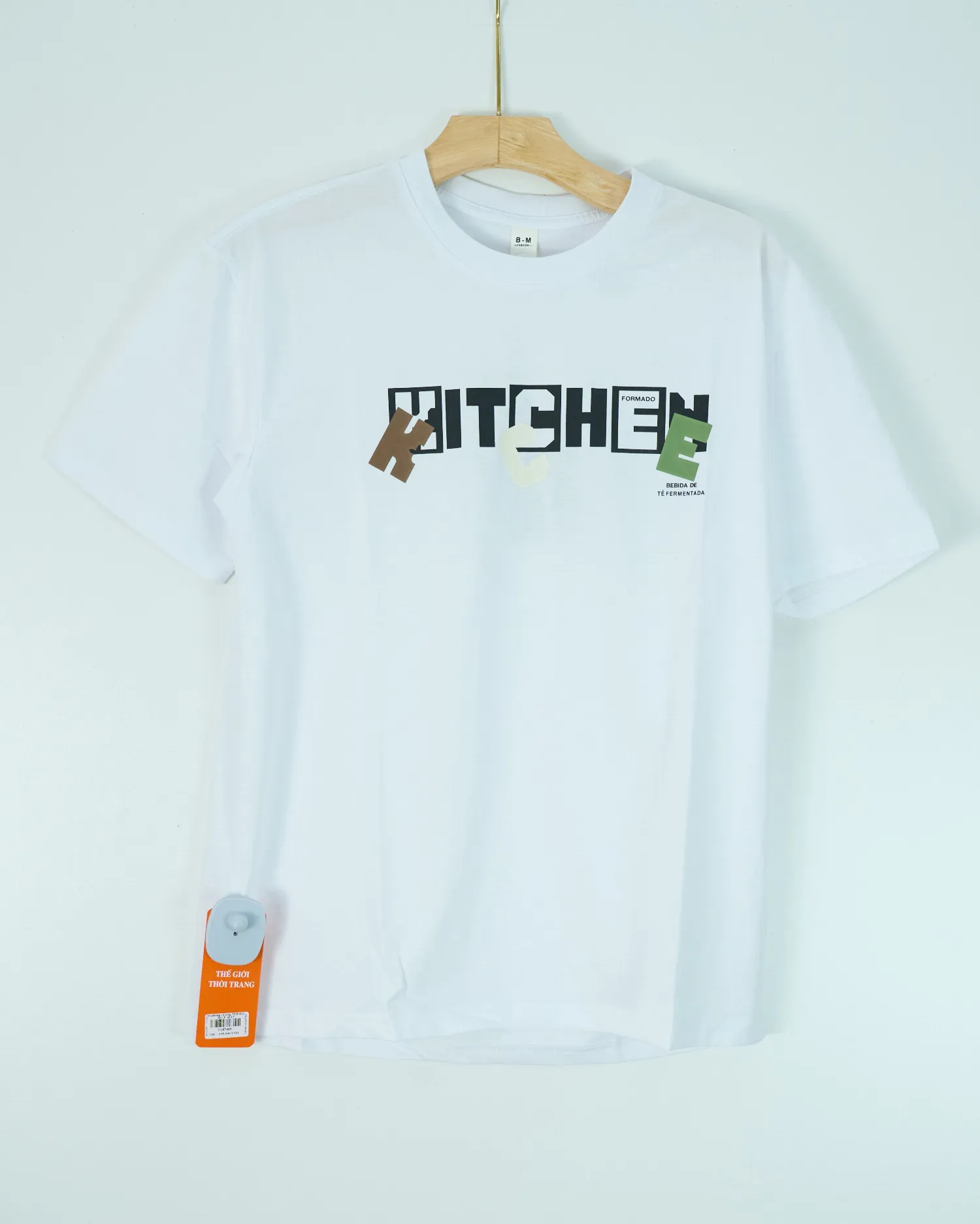 Áo phông cổ tròn 7018 đen size F. AL13