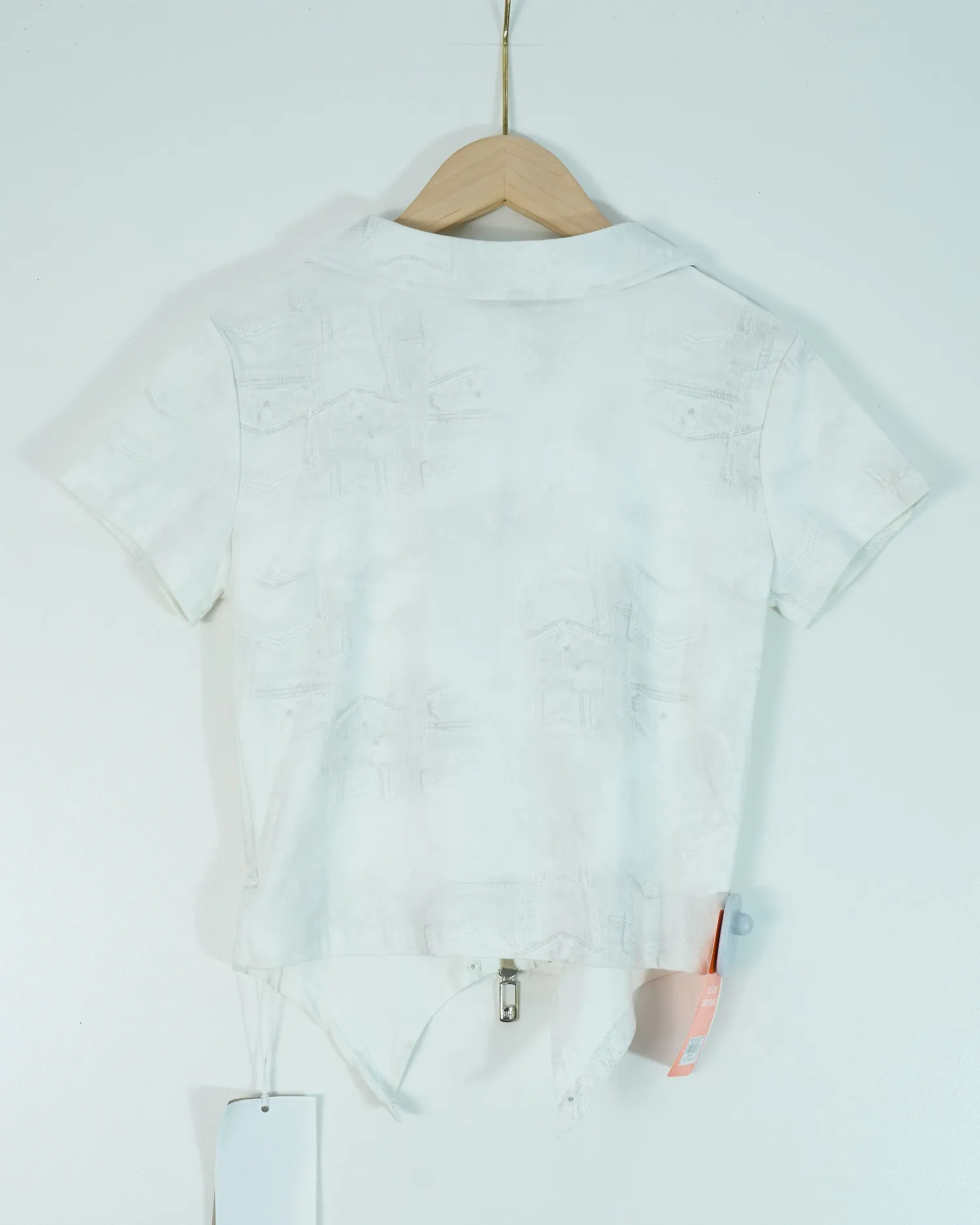 Áo phông nữ cổ bẻ zip 68193 rêu H05.2026.1