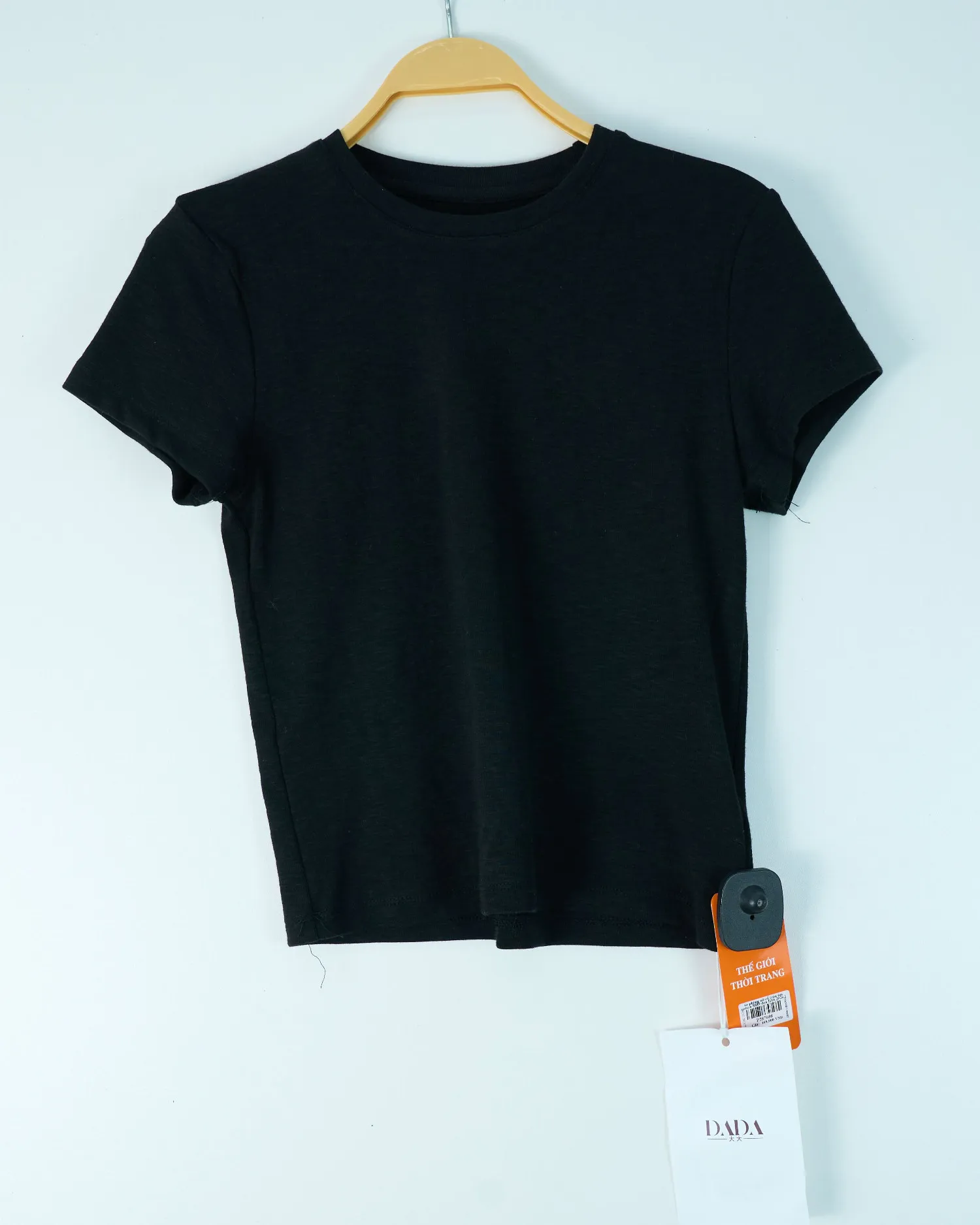 Áo phông nữ cổ tròn ôm cotton 8889 xanh H16.2026.1
