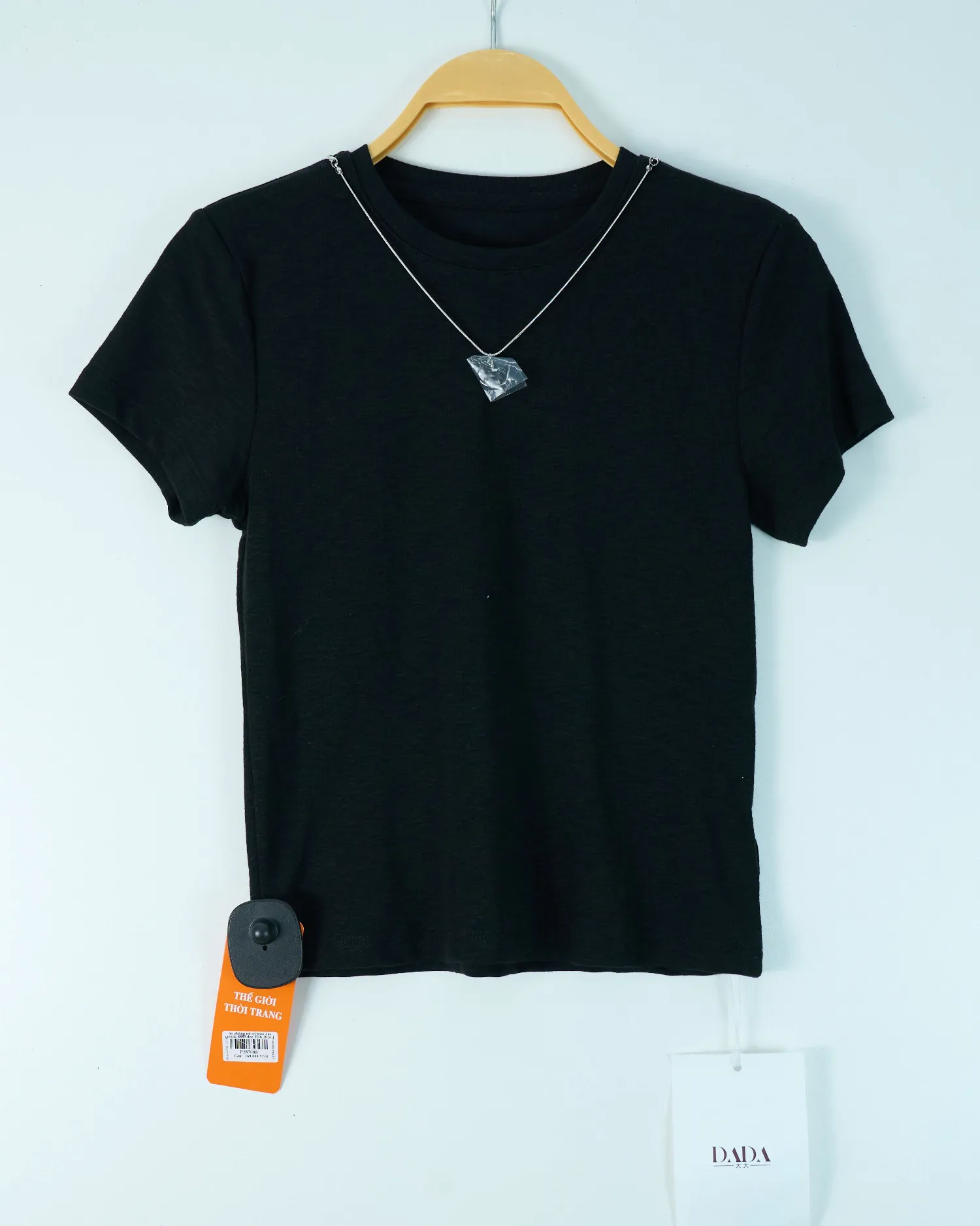 Áo phông nữ cổ tròn ôm cotton 8889 xanh H16.2026.1