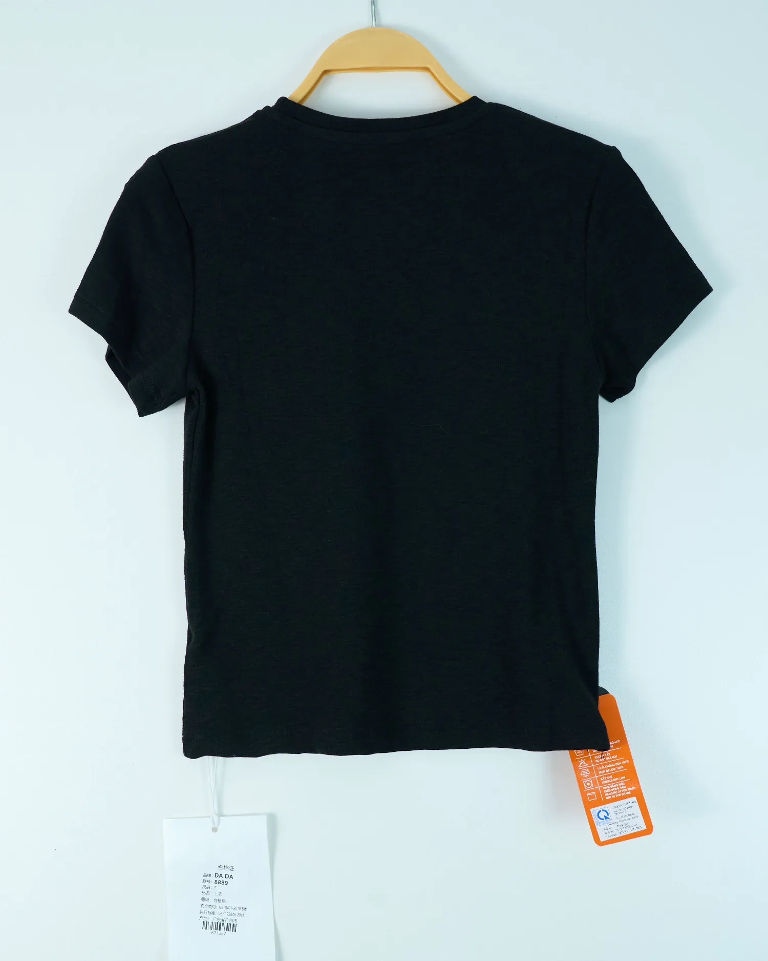 Áo phông nữ cổ tròn ôm cotton 8889 xanh H16.2026.1
