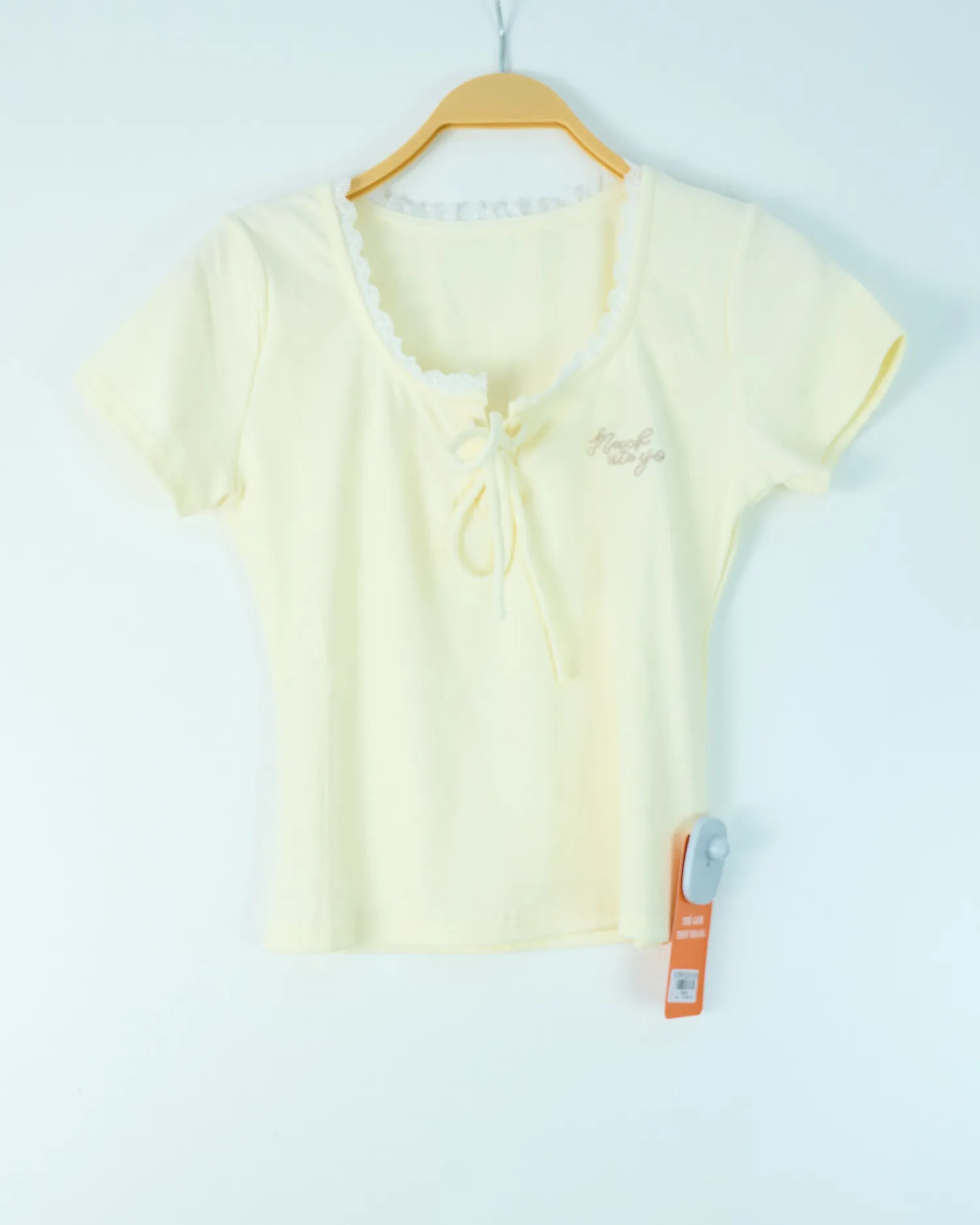 Áo phông nữ cổ tròn croptop tăm 8918 hồng H14.2026.1