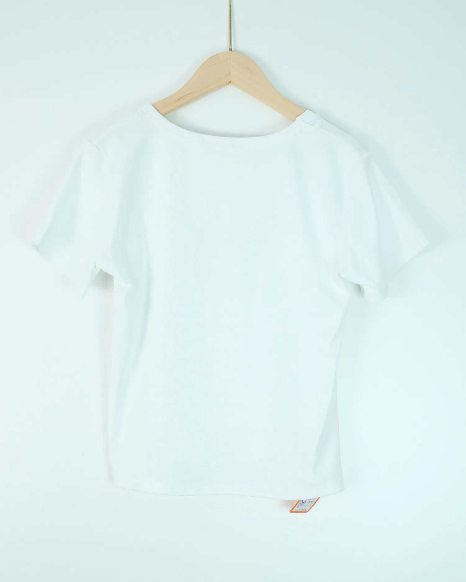 Áo phông cổ tròn nữ Z3698 cổ ren màu trắng SIEU10