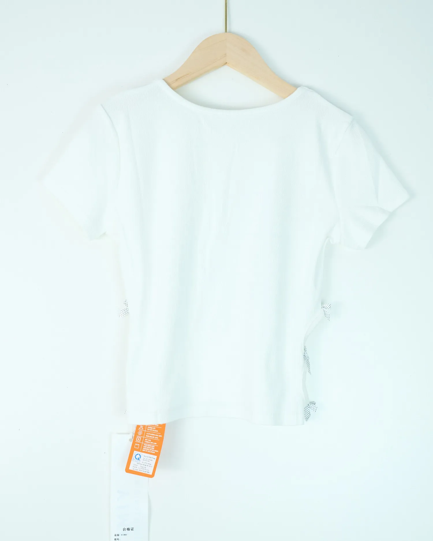 Áo phông nữ cổ tròn croptop tăm 8813 hồng H25.2026.1