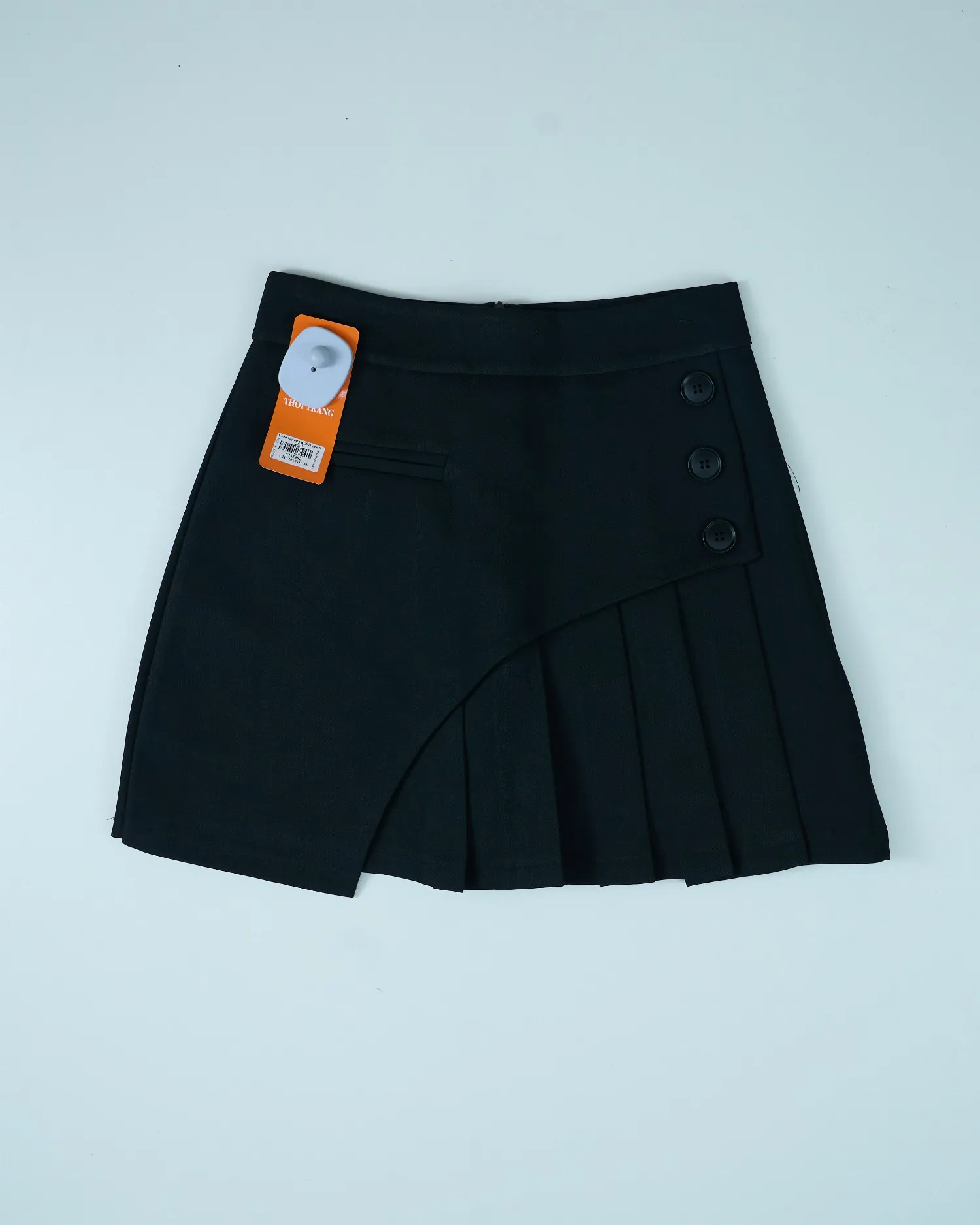 Chân váy nữ vải 2921 Nâu XL  QC16