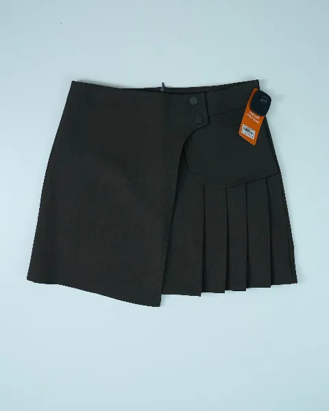 Chân váy nữ vải 2806 Nâu XL  QC16