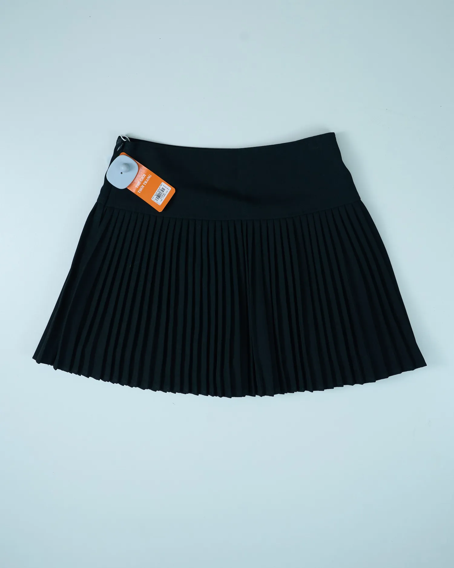 Chân váy nữ vải ly nhỏ 8801 Ghi XL  QC16