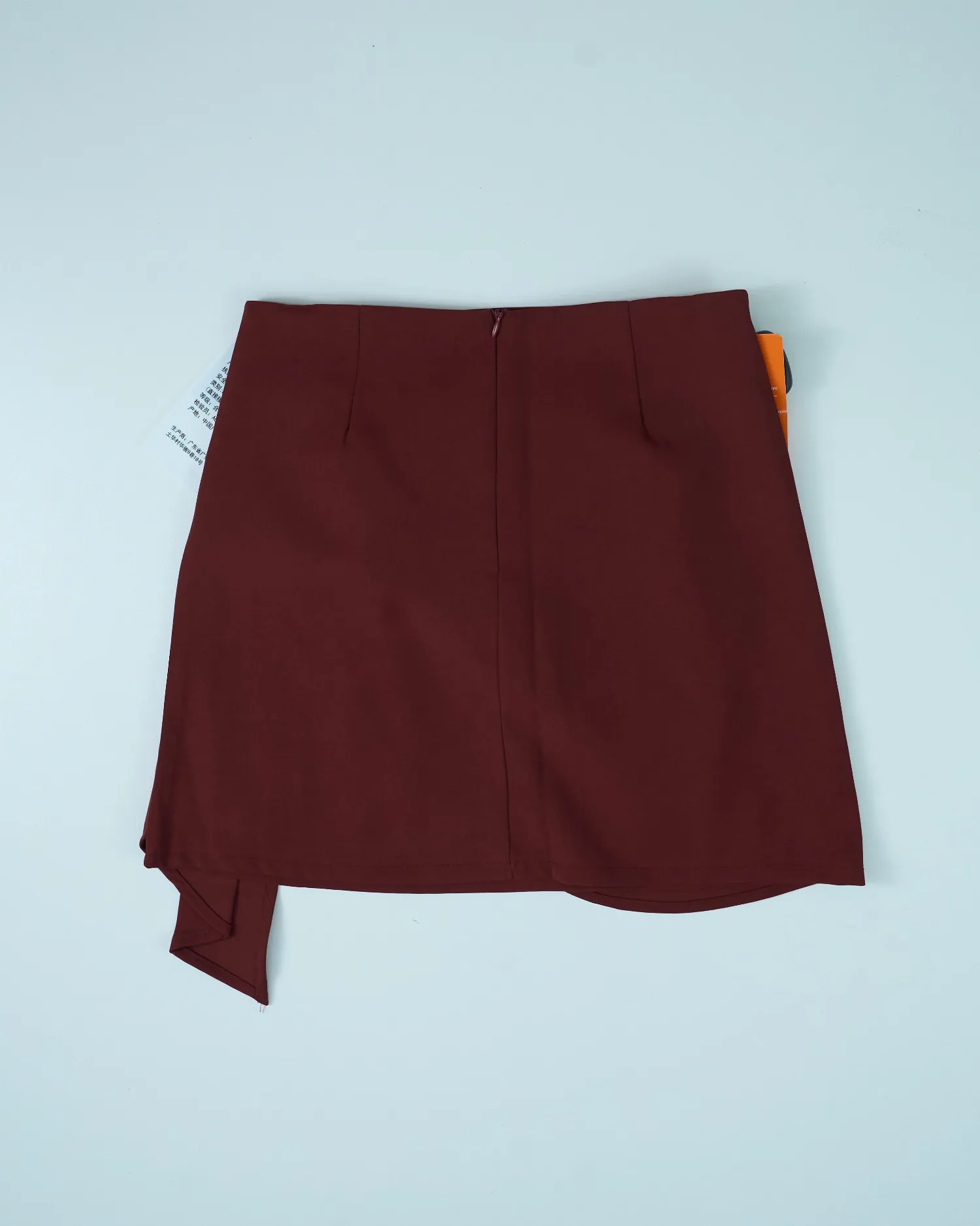 Chân váy nữ vải ly eo 2336 Đỏ XL  QC16